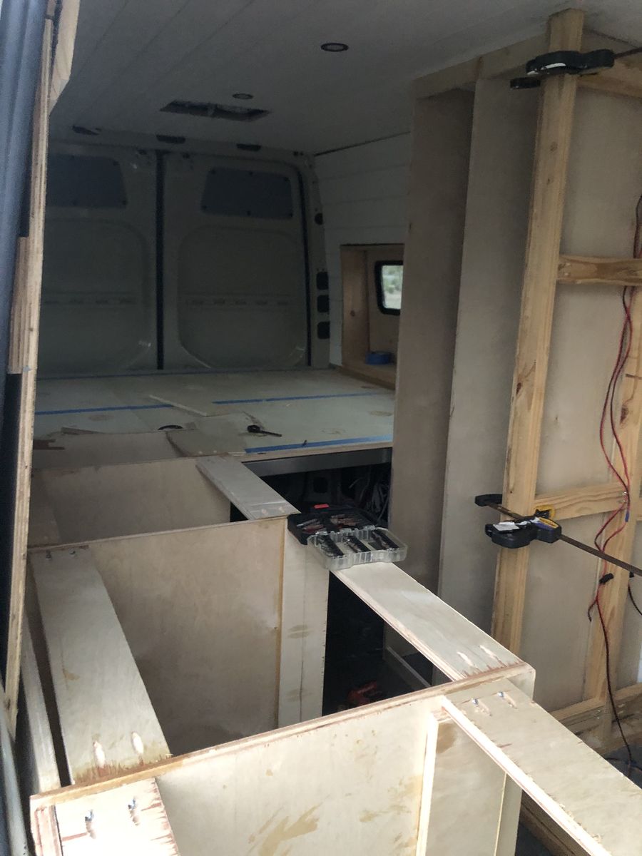 The Captiva — structural framing from side door